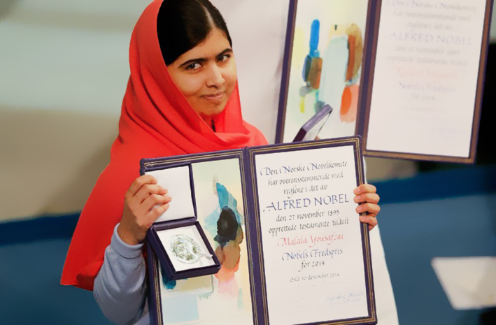 Biblioteca di Flumini, la storia di Malala Yousafzai, vincitrice del Premio Nobel per la pace